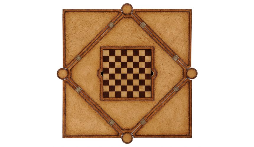 Square & Rectangular Side Tables Backgammon Card and Chess Table-66