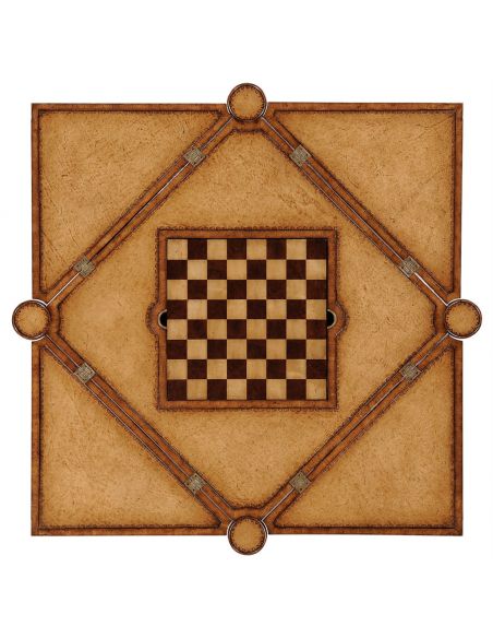 Square & Rectangular Side Tables Backgammon Card and Chess Table-66