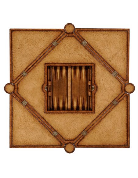 Square & Rectangular Side Tables Backgammon Card and Chess Table-66
