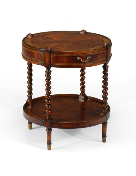 High Quality Furniture Round Side Table with one drawer