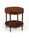 Round & Oval Side Tables High Quality Furniture Round Side Table with one drawer