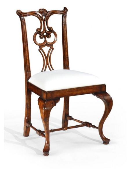 High Quality Dining Room Furniture Pierced Back Side Chair