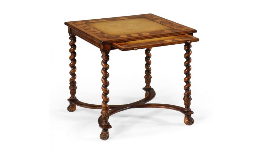 Square & Rectangular Side Tables Square Oyster End Table