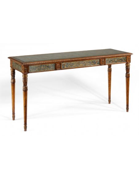 Large Eglomise Console Table