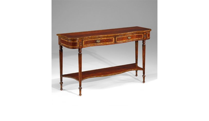 Console & Sofa Tables Mahogany Console Table & Chests