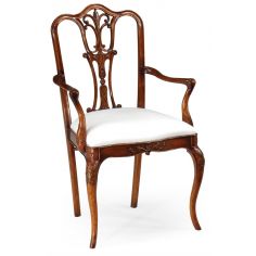 Dining Chairs 18th Century Style Mahogany Armchair-76