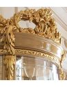 Breakfronts & China Cabinets Exclusive Empire Collection, Round Glass Display Cabinet