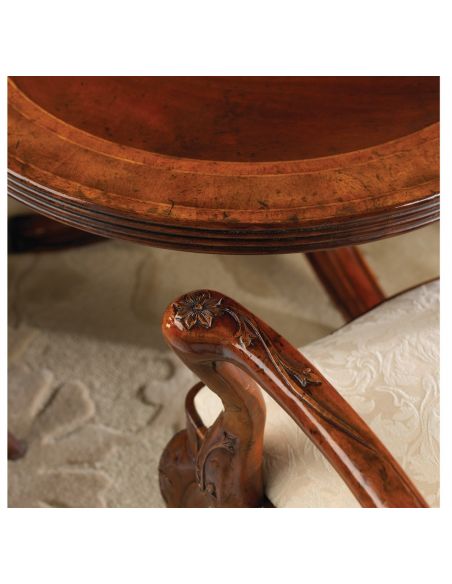 Dining Chairs 18th Century Style Mahogany Armchair-76
