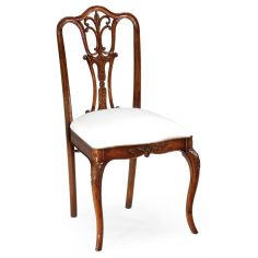 Square & Rectangular Side Tables Mahogany Decorative Side Chair-78