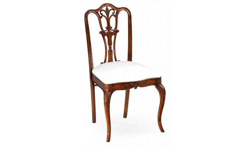Square & Rectangular Side Tables Mahogany Decorative Side Chair-78