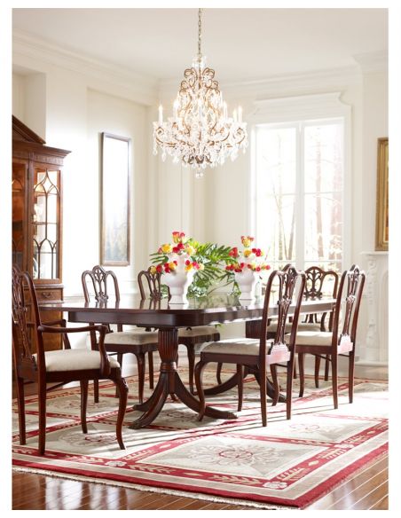 Square & Rectangular Side Tables Mahogany Decorative Side Chair-78