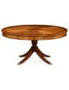 Classical Satinwood Round Dining Table-17