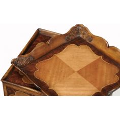 Square & Rectangular Side Tables Luxury Furniture Carved Lamp Table 2