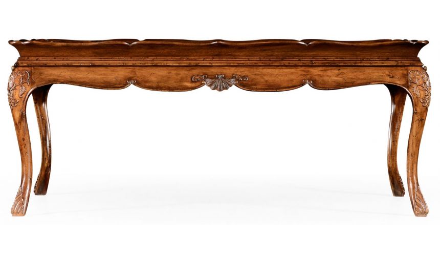 Rectangular and Square Coffee Tables Satinwood Veneered Rectangular Coffee Table-77