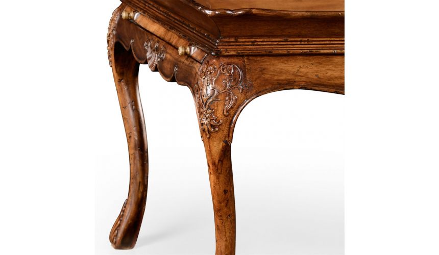 Rectangular and Square Coffee Tables Satinwood Veneered Rectangular Coffee Table-77