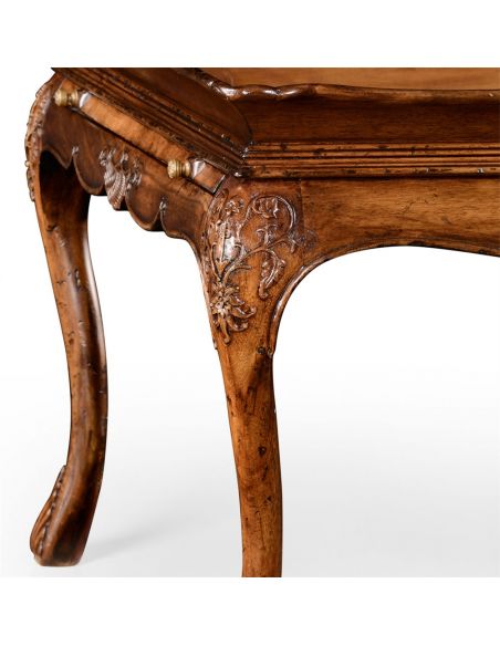 Rectangular and Square Coffee Tables Satinwood Veneered Rectangular Coffee Table-77