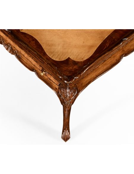 Rectangular and Square Coffee Tables Satinwood Veneered Rectangular Coffee Table-77