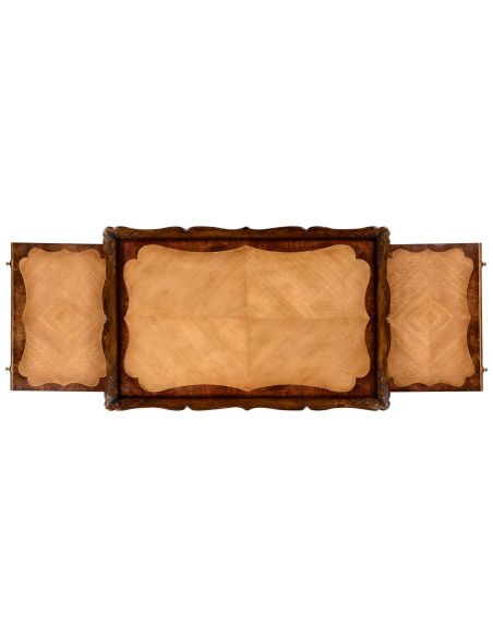 Rectangular and Square Coffee Tables Satinwood Veneered Rectangular Coffee Table-77
