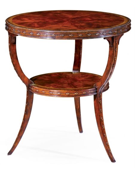 Table with Round Top and Under-Tier-99