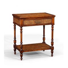 Square & Rectangular Side Tables Luxury Furniture Caned Night Stand