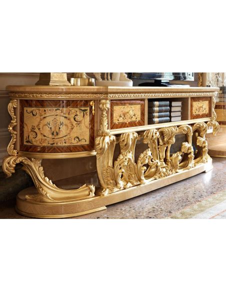 Modern Furniture Empire Style TV Family Room Cabinet