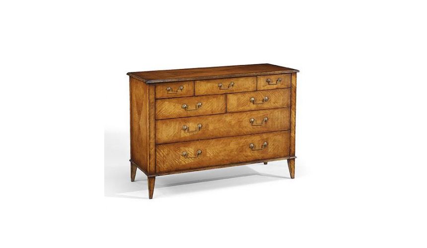 Chest of Drawers Chest Of Drawers with diamond veneer inlay