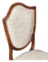 Square & Rectangular Side Tables Classic Hepplewhite style Walnut Side Chair-48