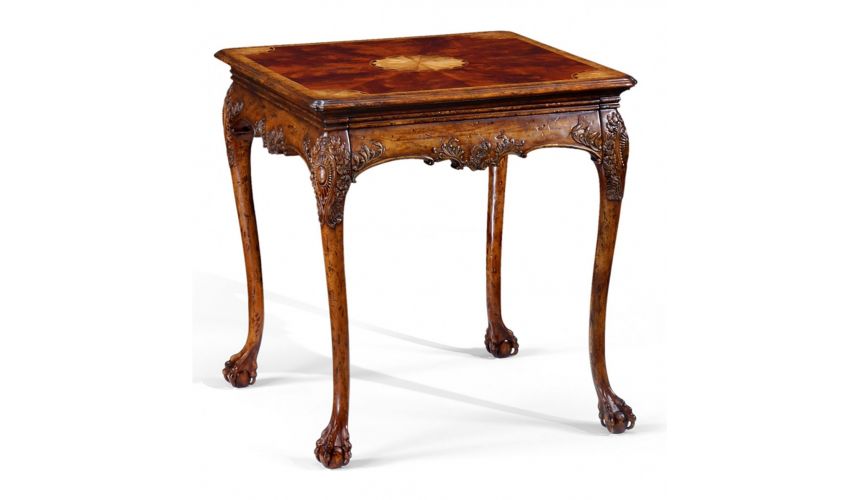 Square & Rectangular Side Tables Square Luxury Furniture Carving Table, Side, Lamp & Bedside