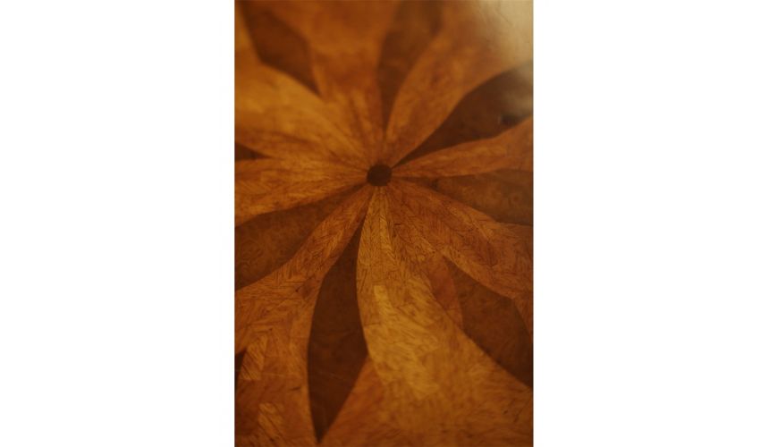 Foyer and Center Tables Elegant Marquetry Center Table-28