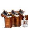 Office Chairs Triple decanter set. Set of three glass decanters.