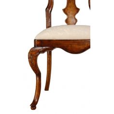 Dining Chairs High End Dining Rooms Furniture Veneered Back Side Chair 2