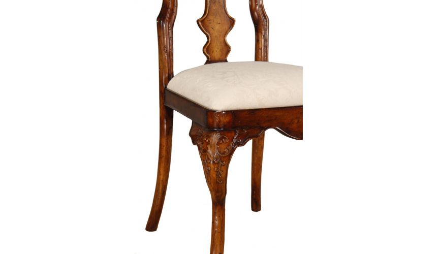 Dining Chairs High End Dining Rooms Furniture Veneered Back Side Chair