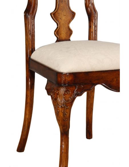 Dining Chairs High End Dining Rooms Furniture Veneered Back Side Chair
