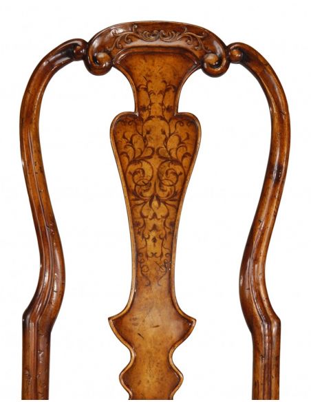 Dining Chairs High End Dining Rooms Furniture Veneered Back Side Chair