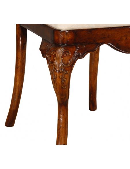 Dining Chairs High End Dining Rooms Furniture Veneered Back Side Chair Walnut wood
