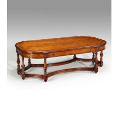 Coffee Tables High End Furniture Rectangular Coffee Tables with with eight hand turned legs