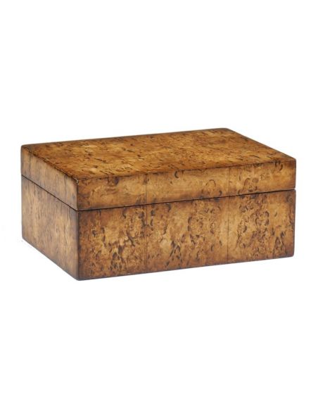 Home Accessories Luxurious Home Accents and Decor Massur Birch Veneer Box