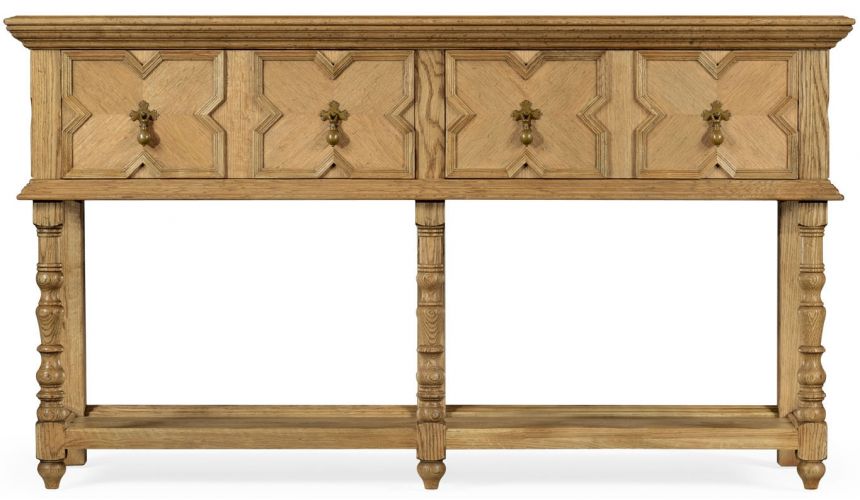 Light oak Tudor style sideboard buffet