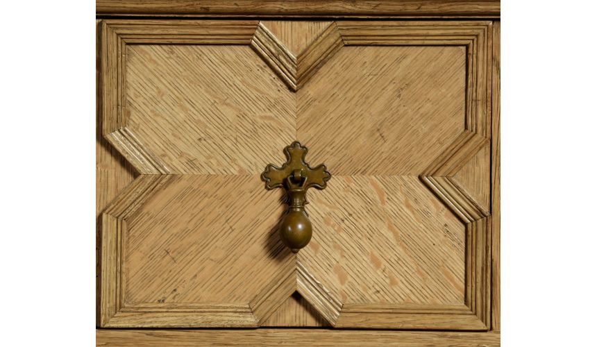 Light oak Tudor style sideboard buffet