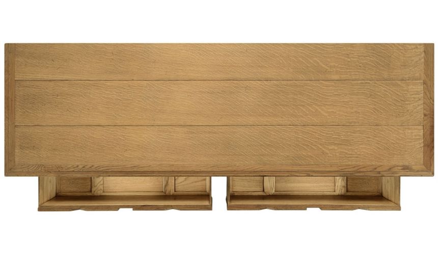 Light oak Tudor style sideboard buffet