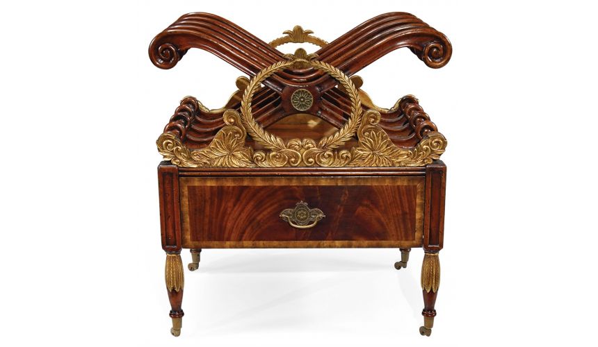 Square & Rectangular Side Tables Empire style Mahogany Furniture-11