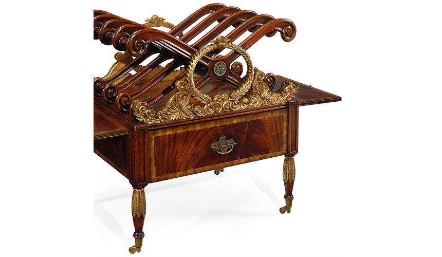 Square & Rectangular Side Tables Empire style Mahogany Furniture-11