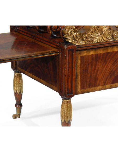 Square & Rectangular Side Tables Empire style Mahogany Furniture-11
