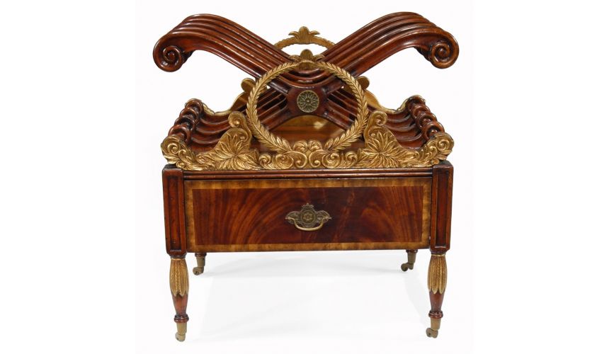 Decorative Accessories Home Accessories Mahogany Carved Canterbury