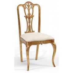 Dining Chairs 18th Century style Gilded Walnut Side Chair-30