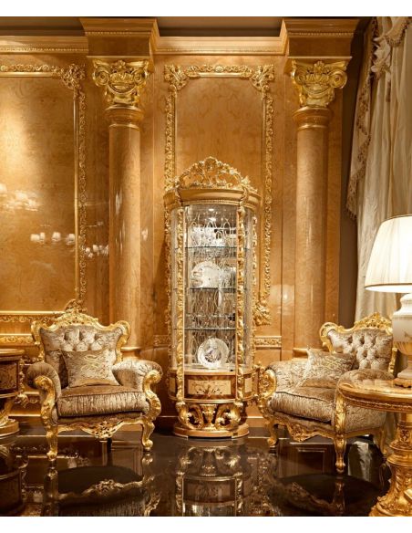 Luxury Leather & Upholstered Furniture Tufted Upholstered Armchair