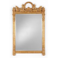 Napoleonic style Gilded Rectangular Mirror-62