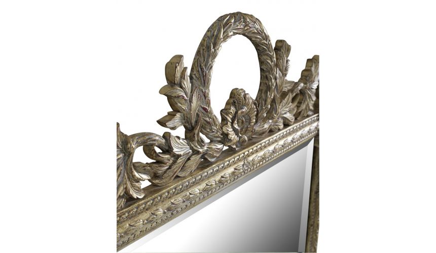 Napoleonic style Gilded Rectangular Mirror-62