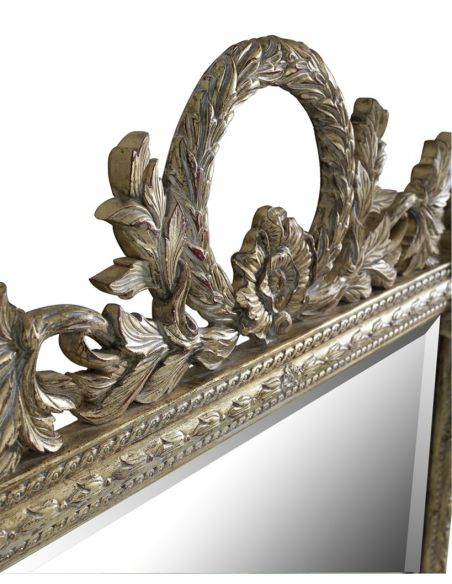 Napoleonic style Gilded Rectangular Mirror-62