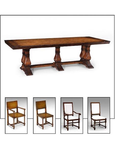 High End Dinning Room Furniture Refectory Table